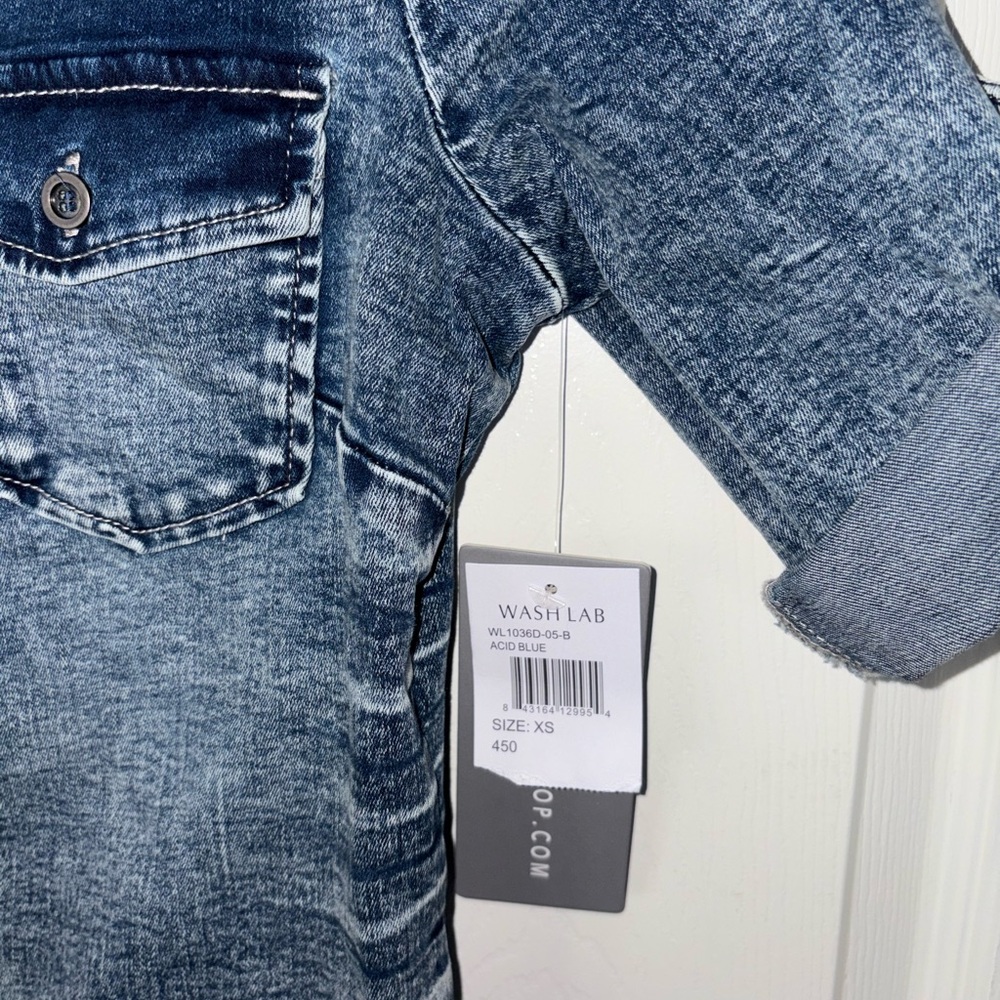 Denim Button-Up Dress - Picture 3 of 3